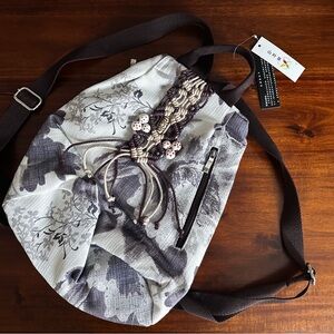 Floral and Scenic Artistic Backpack: NWT